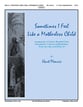 Sometimes I Feel Like a Motherless Child Handbell sheet music cover